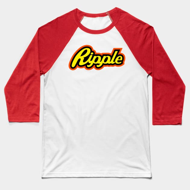 Ripple Baseball T-Shirt by Troffman Designs